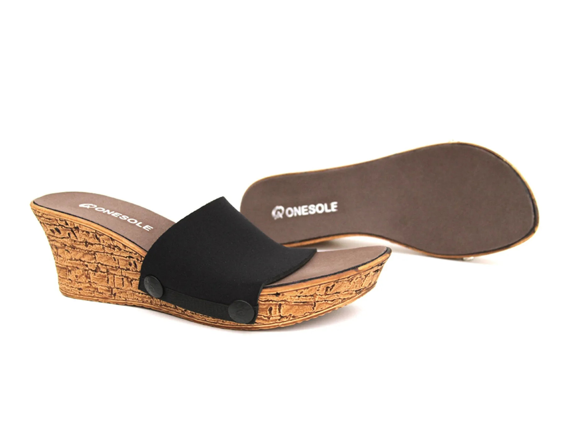 * Casual Soft Step Cork Wedge