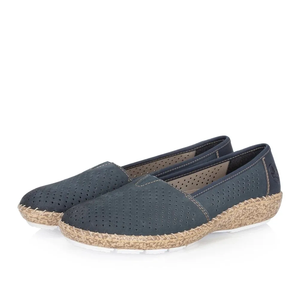 44854-14 Navy Slip On