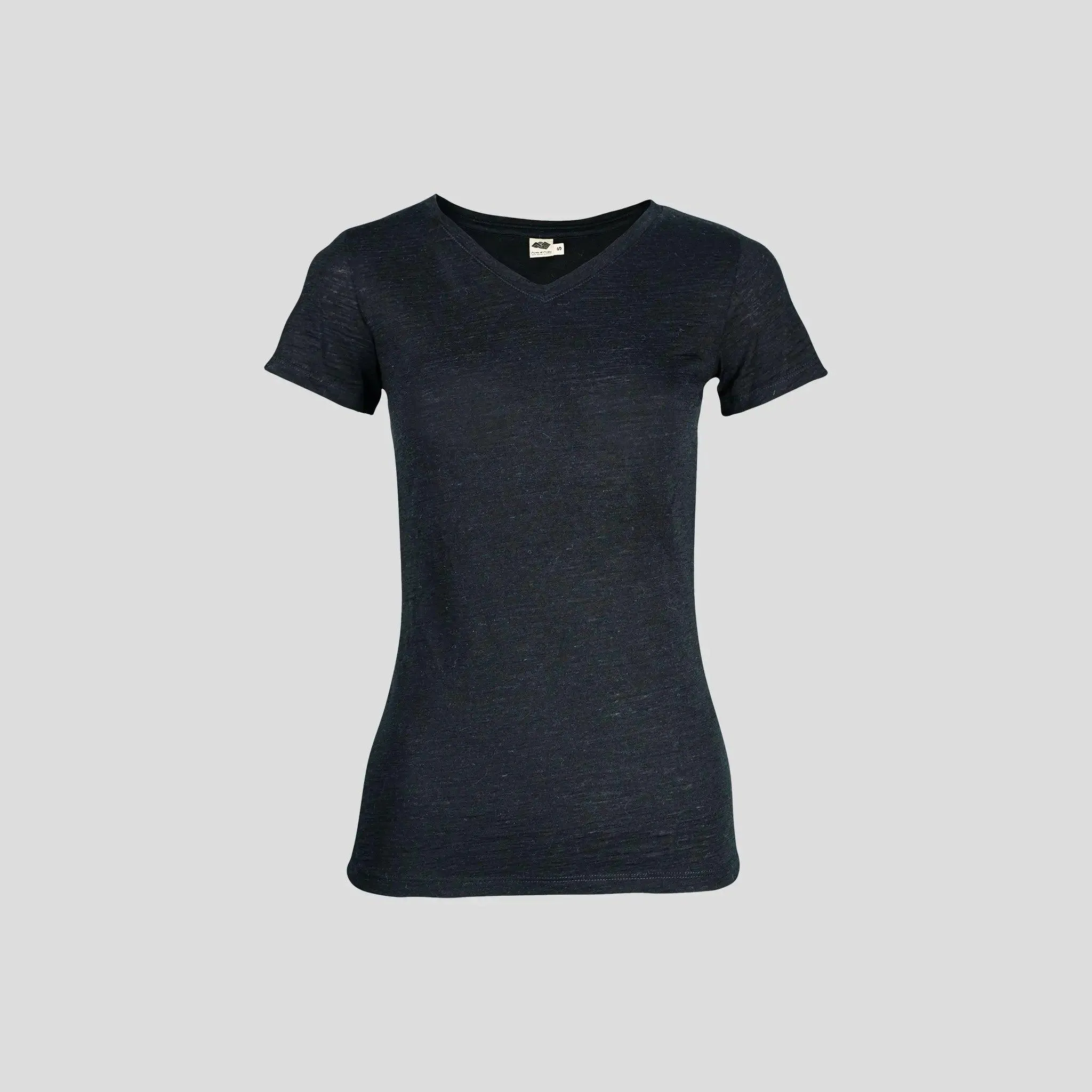 7 Pack - Women's Alpaca Wool V-Neck T-Shirts: 160 Ultralight