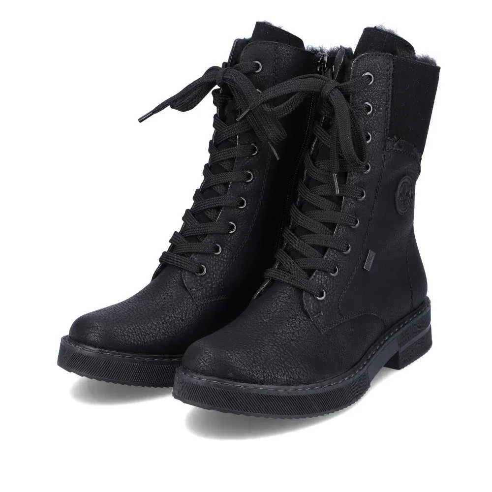 72048-01 Black Zip/Lace RTex