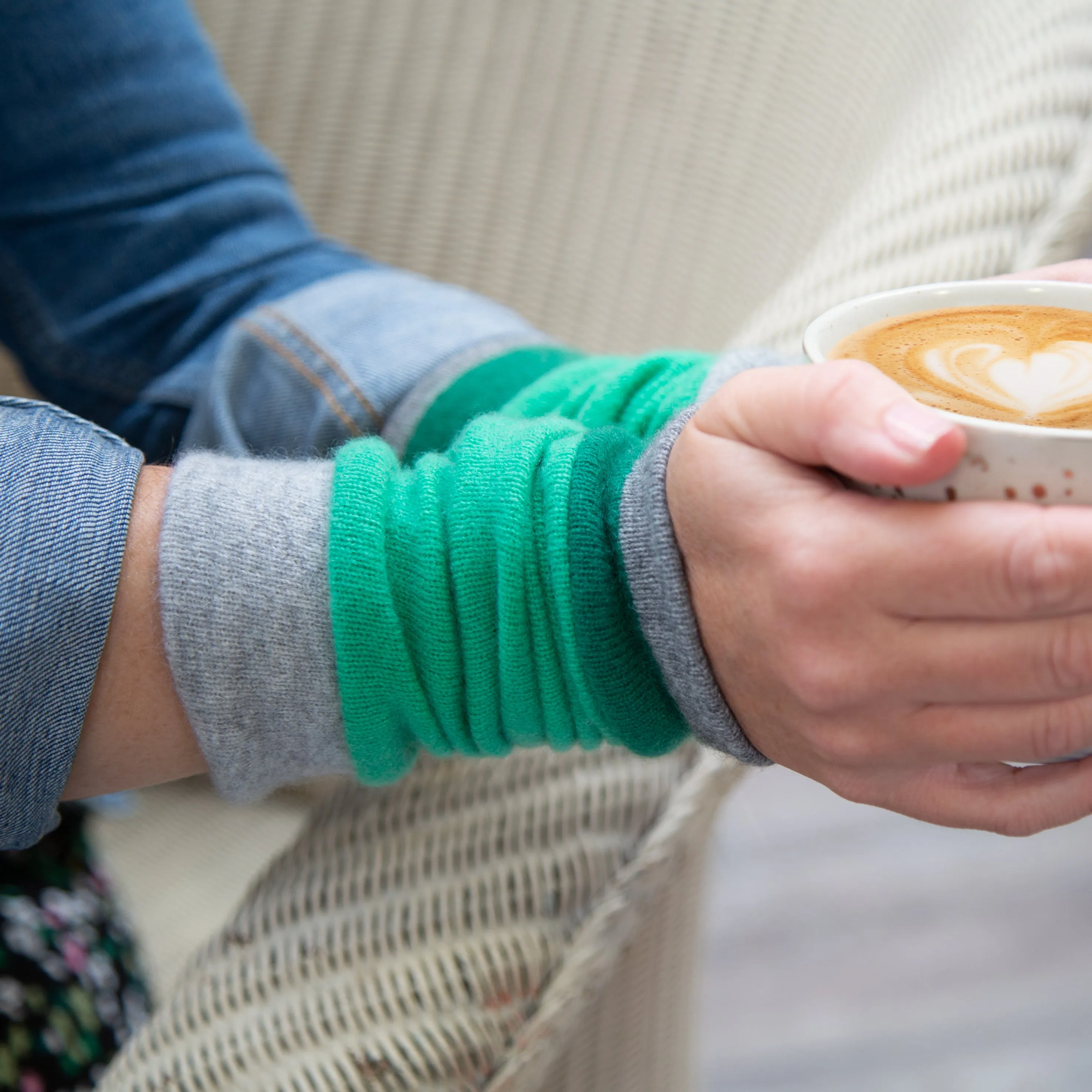 Add a Pair of Luxurious Cashmere Wrist Warmers