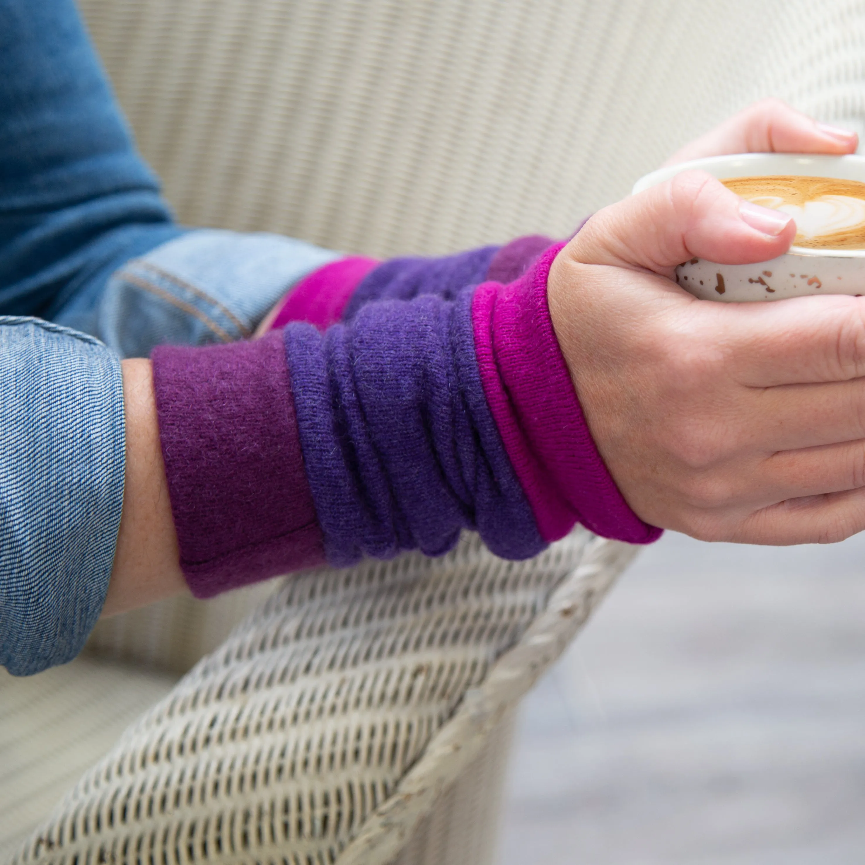 Add a Pair of Luxurious Cashmere Wrist Warmers