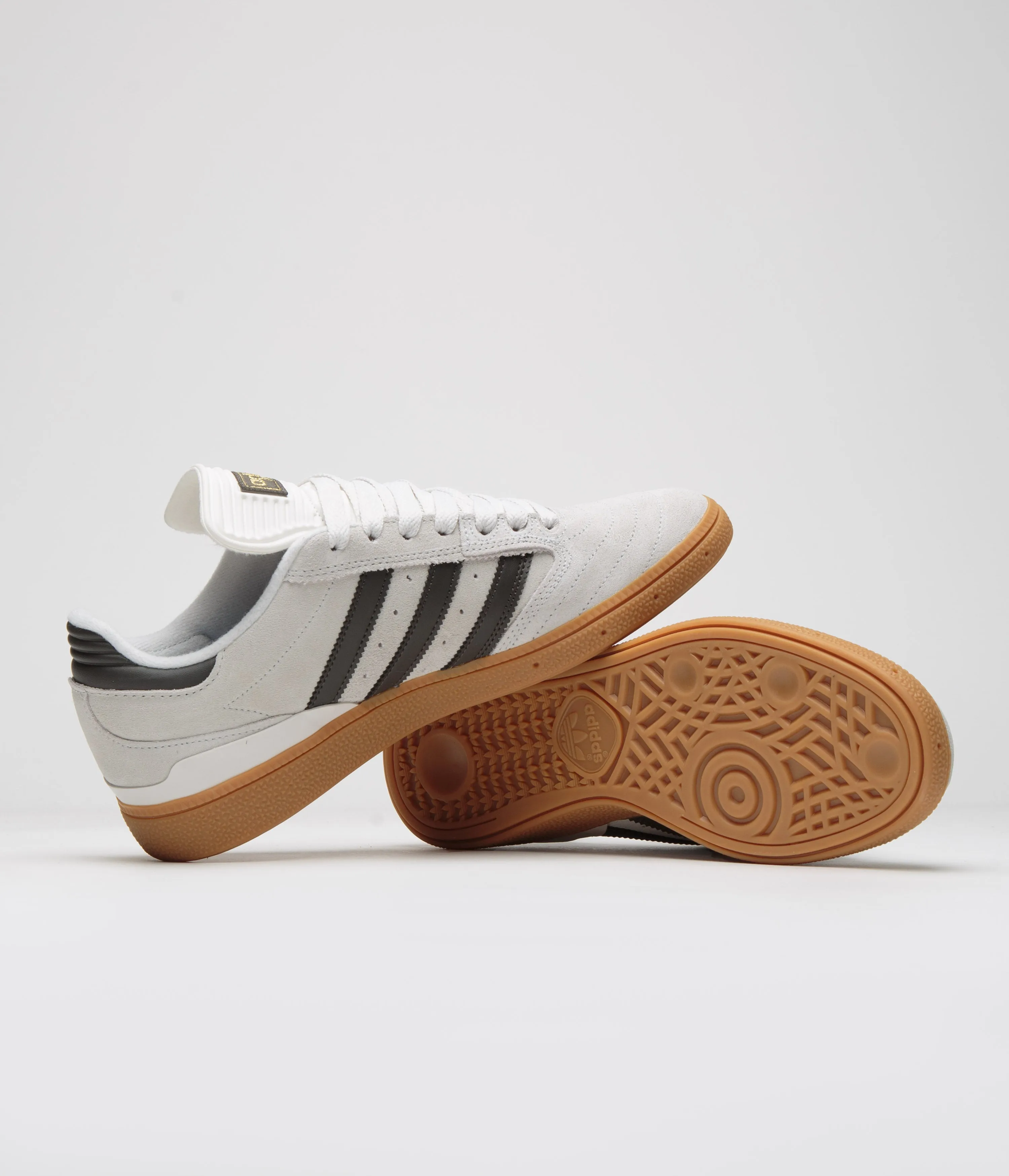 Adidas Busenitz Shoes - Crystal White / Shadow Olive / Gum