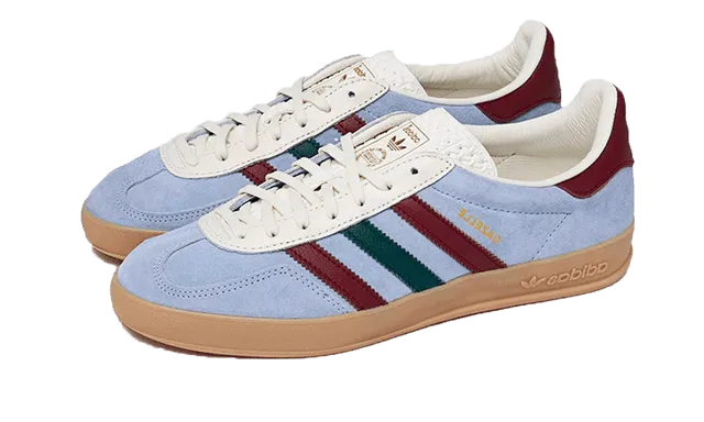 Adidas Gazelle Indoor Blue Dawn Collegiate Burgundy