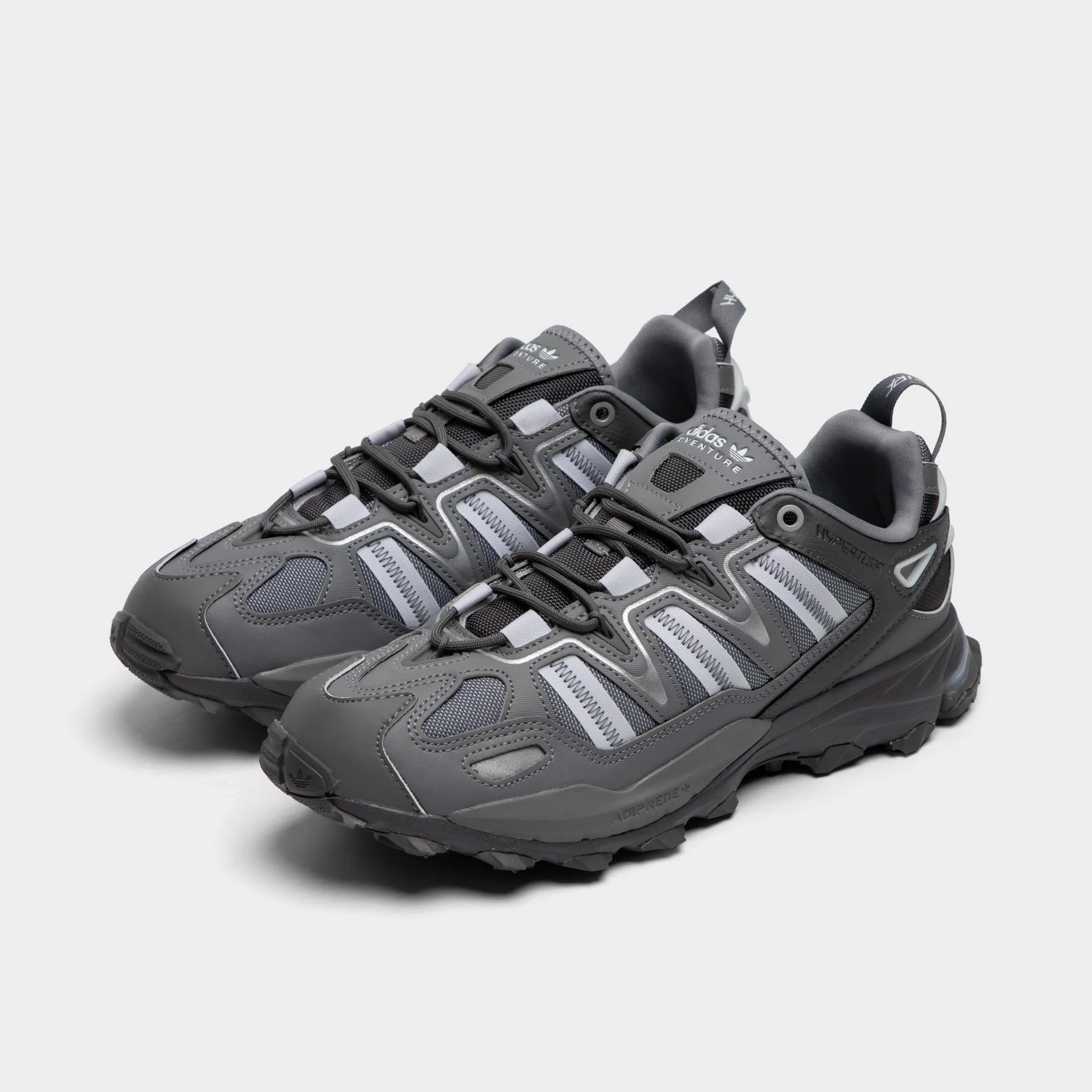 adidas Hyperturf Core Black / Silver Metallic - Trace Grey