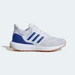 ADIDAS KID'S UBOUNCE DNA WHITE/BLUE RUNNING SHOES