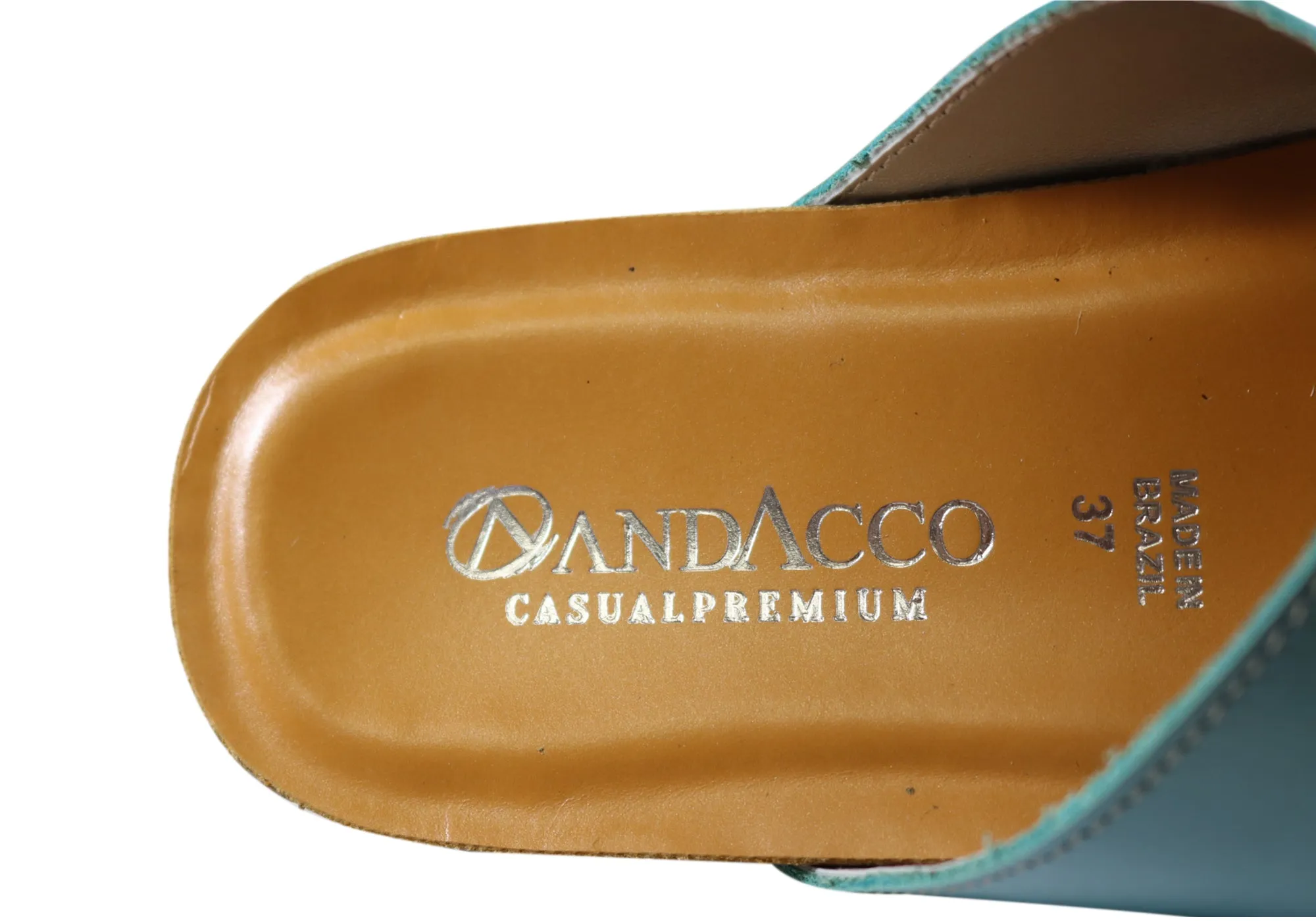 Andacco Gaia Womens Brazilian Comfortable Leather Slides Sandals