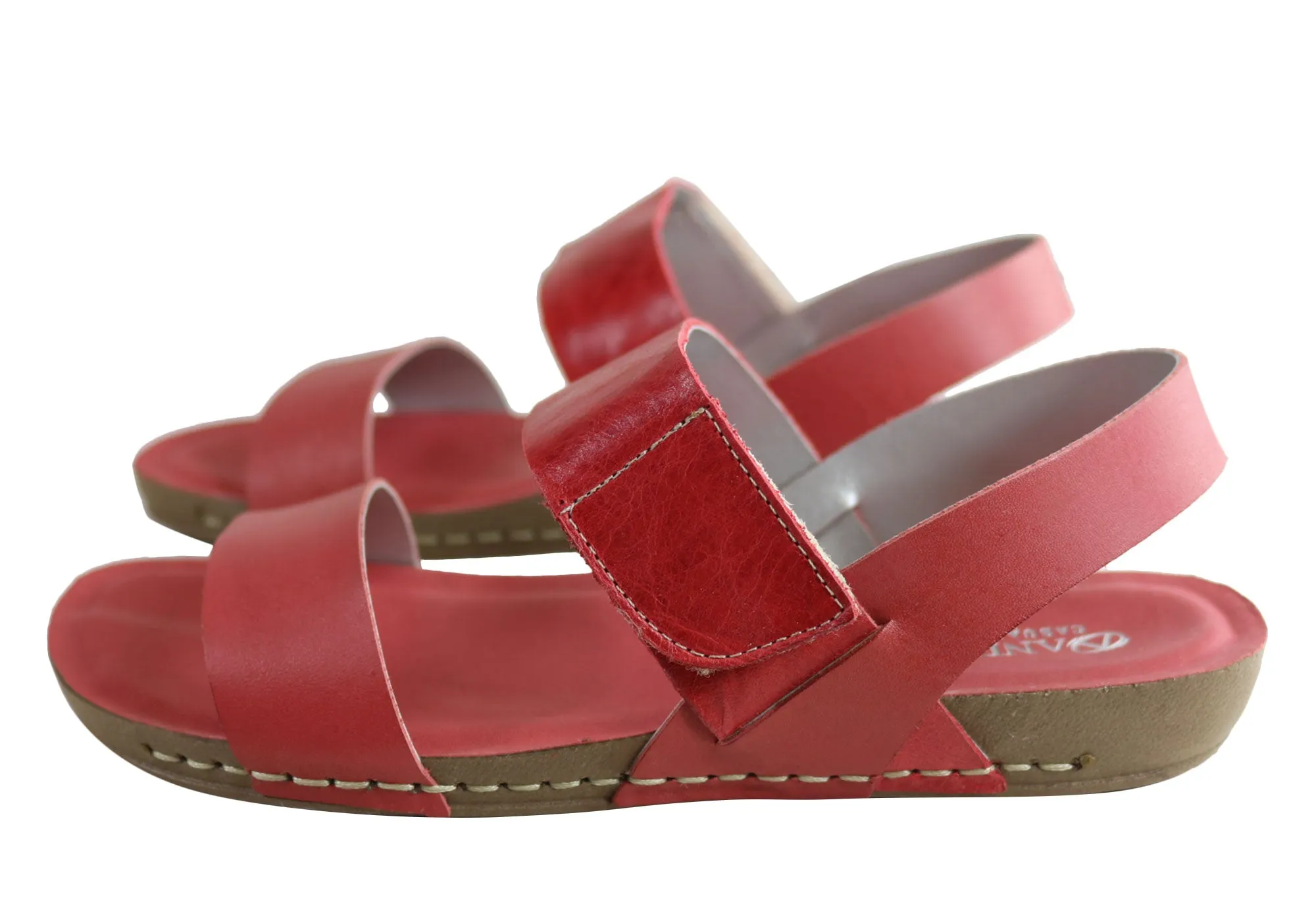 Andacco Mira Womens Comfortable Leather Sandals Made In Brazil