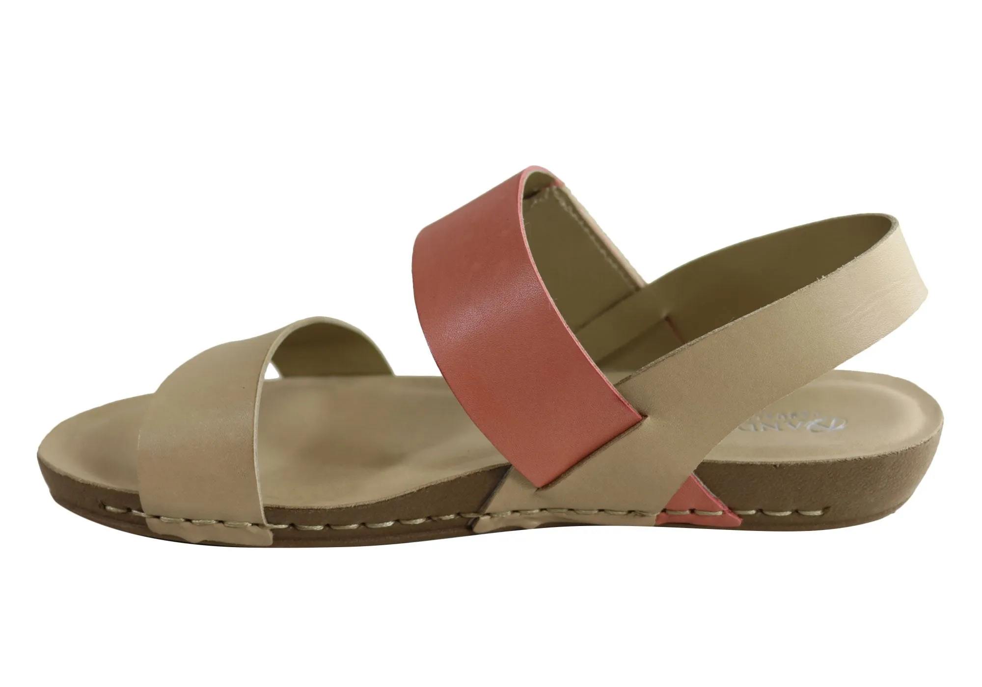 Andacco Mira Womens Comfortable Leather Sandals Made In Brazil