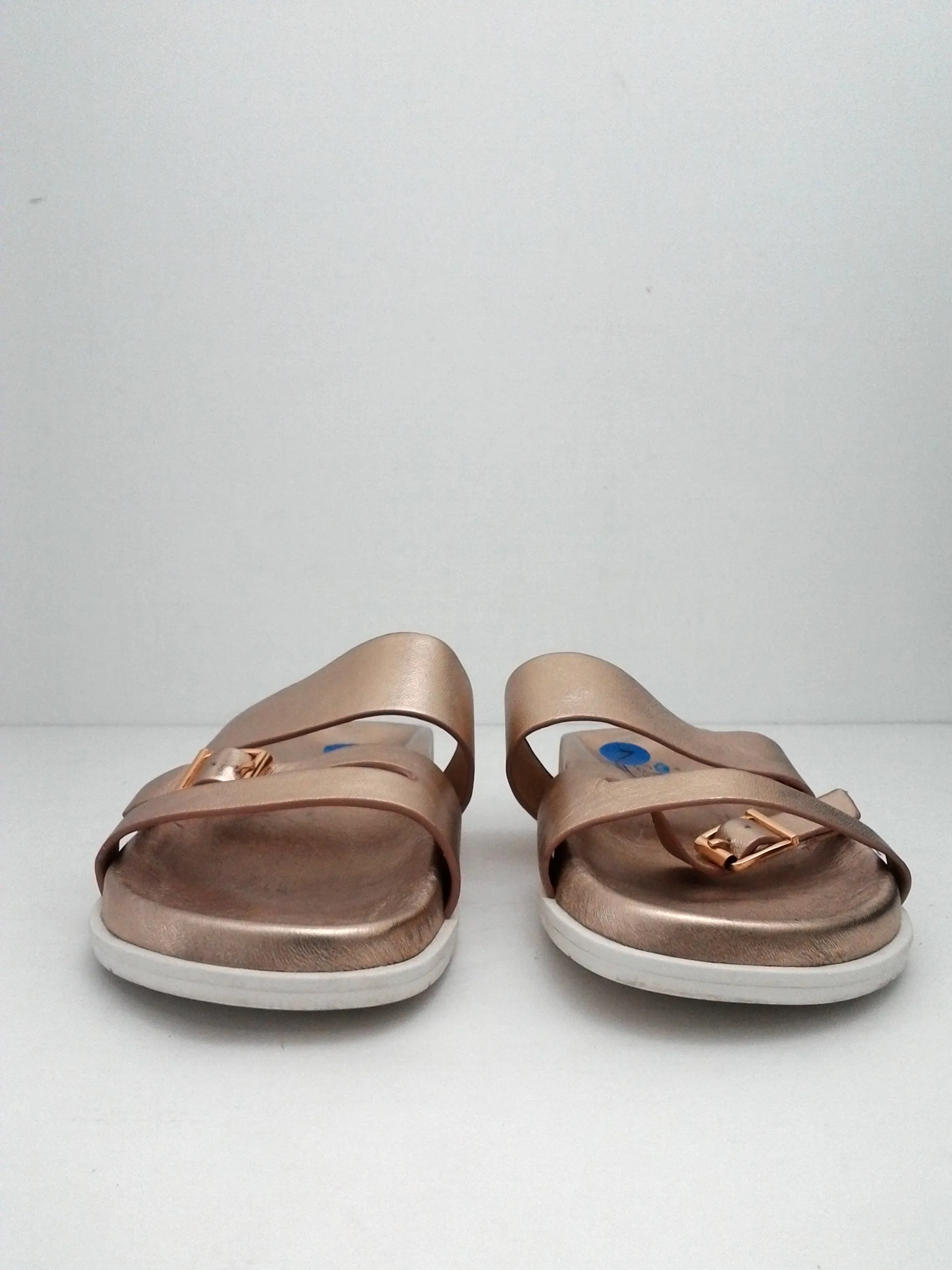 Aqua College Waterproof Leather Women's Slide Sandals Size 7 M