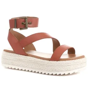 Astley Leather Platform Sandals - BARBR35518 / 321 406