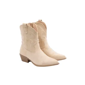 Baxter Womens Ada Western Boot Cream