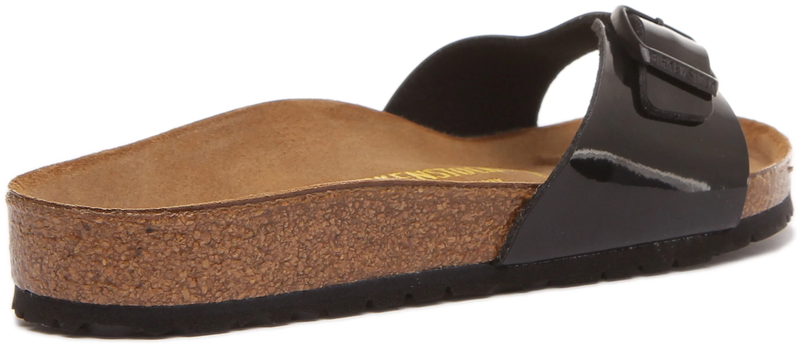 Birkenstock Madrid In Black Patent For Women | Regular Fit