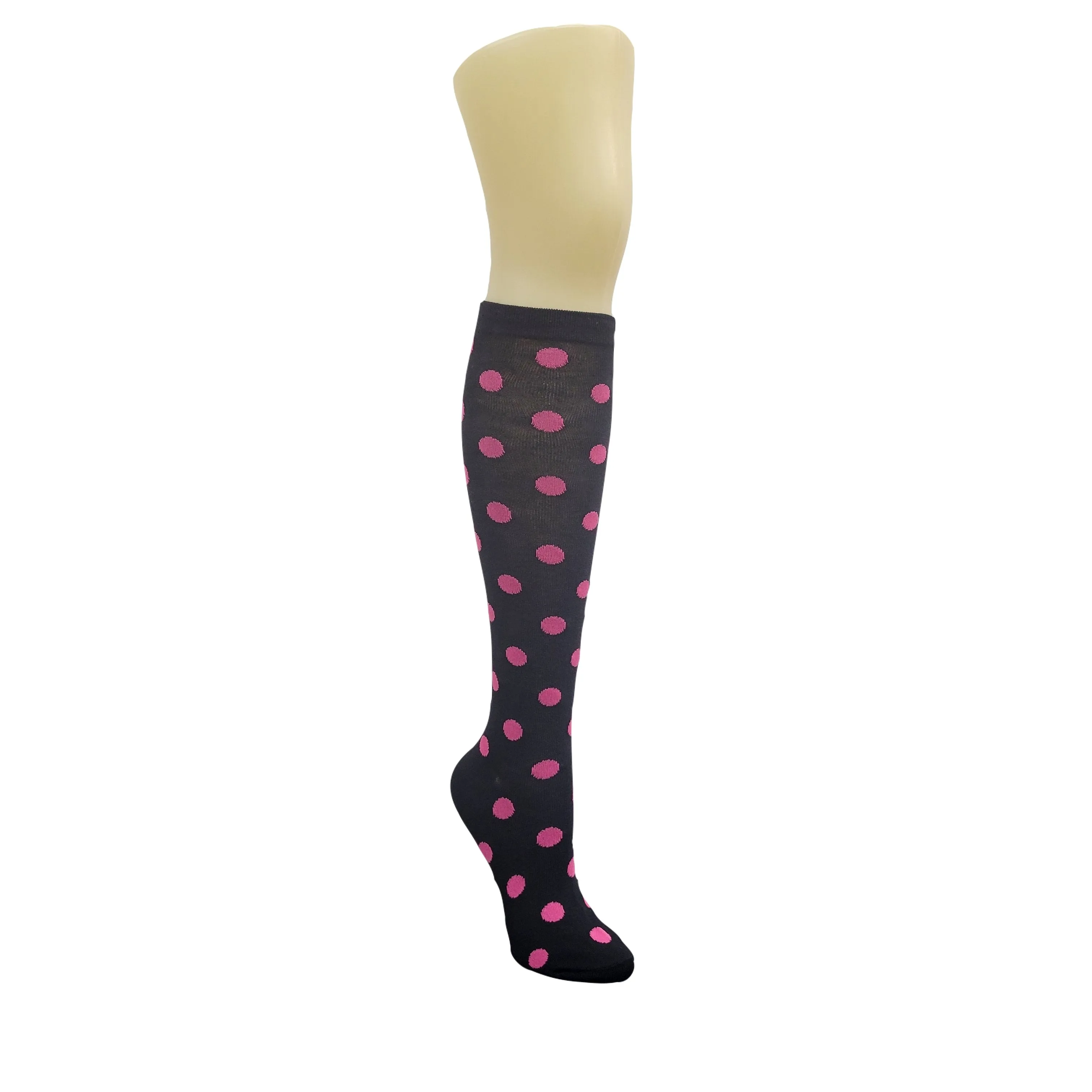 Colorful Polka Dot Pattern Socks from the Sock Panda (Knee High)