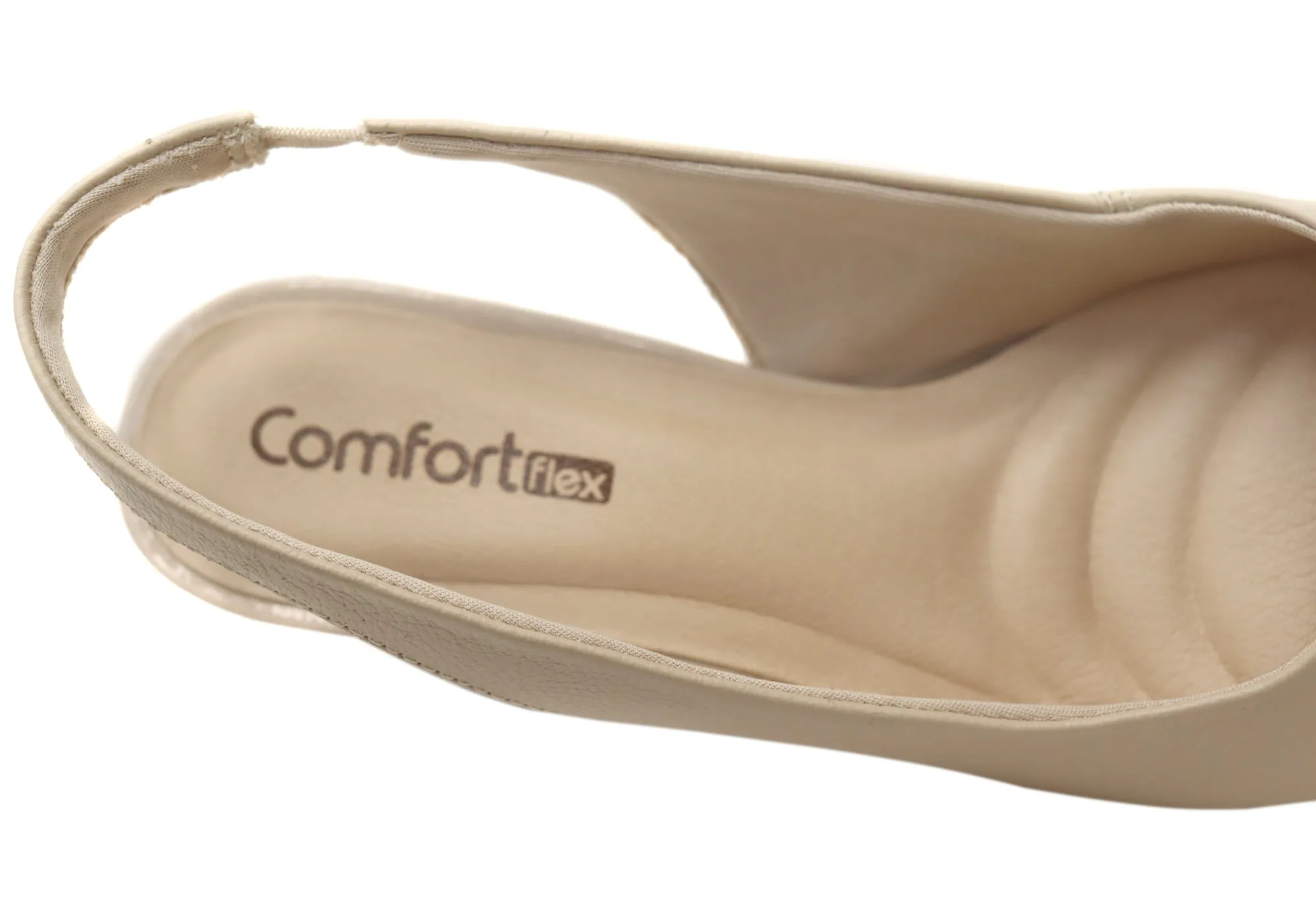 Comfortflex Sadie Womens Leather Comfortable Heels Made In Brazil