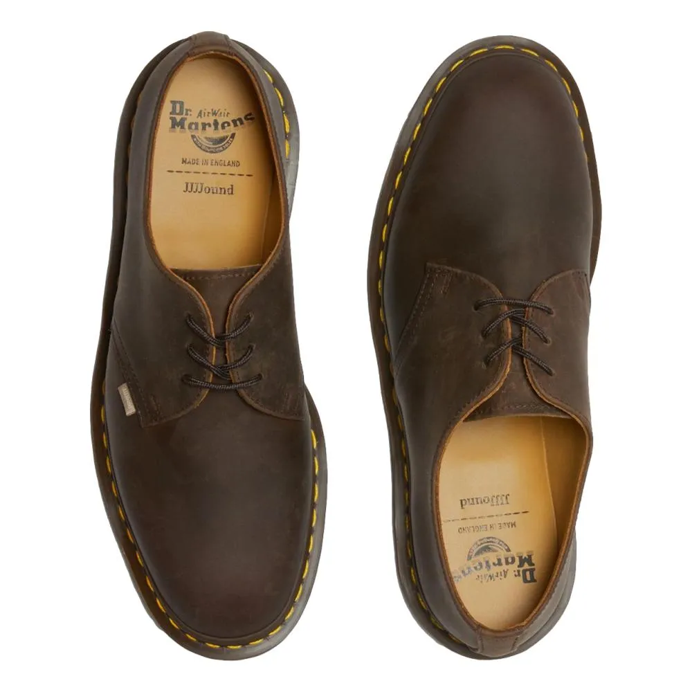 CONSIGNMENT- DR. MARTENS JJJJOUND DARK BROWN CRAZY HORS-BROWN