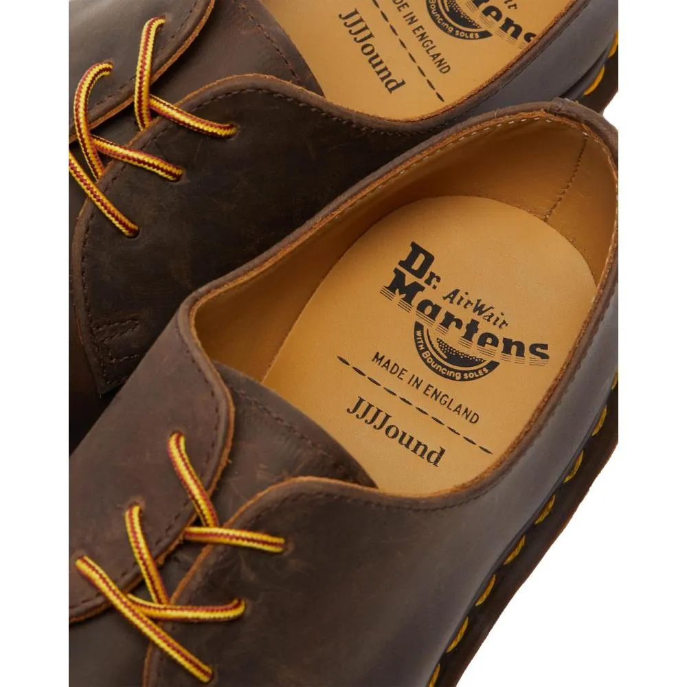 CONSIGNMENT- DR. MARTENS JJJJOUND DARK BROWN CRAZY HORS-BROWN