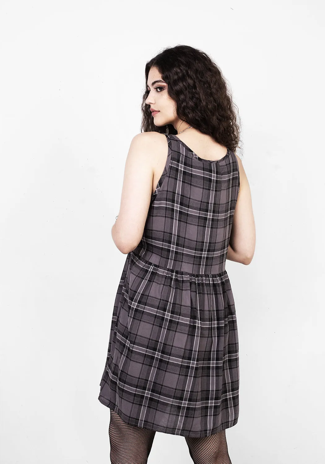 DOLLY CHECK MINI DRESS