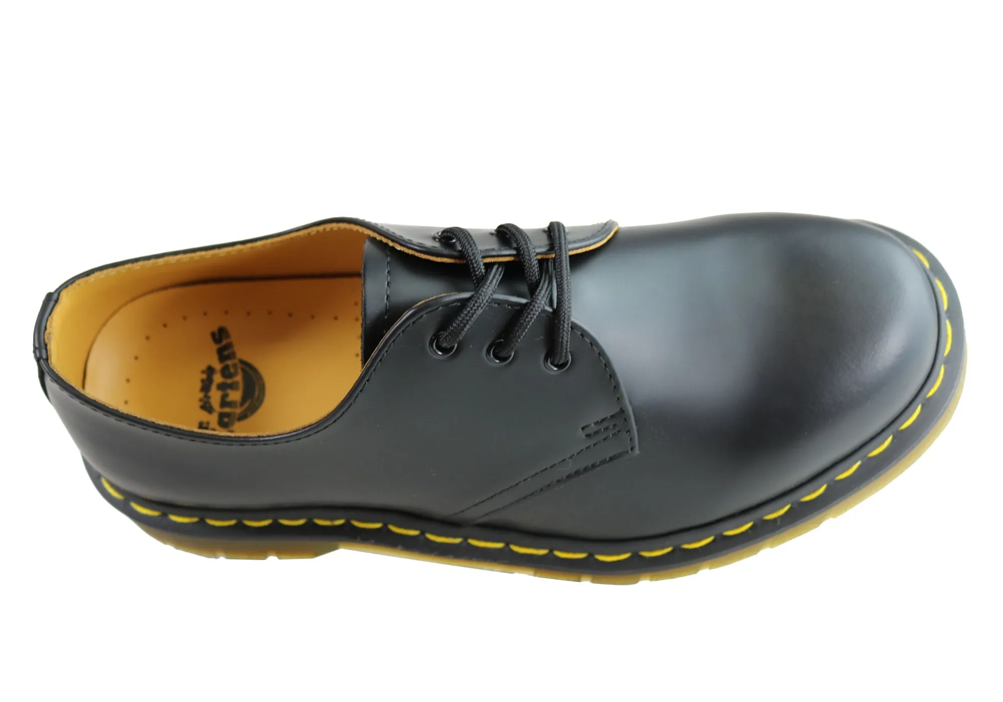 Dr Martens 1461 Classic Black Smooth Lace Up Comfortable Unisex Shoes