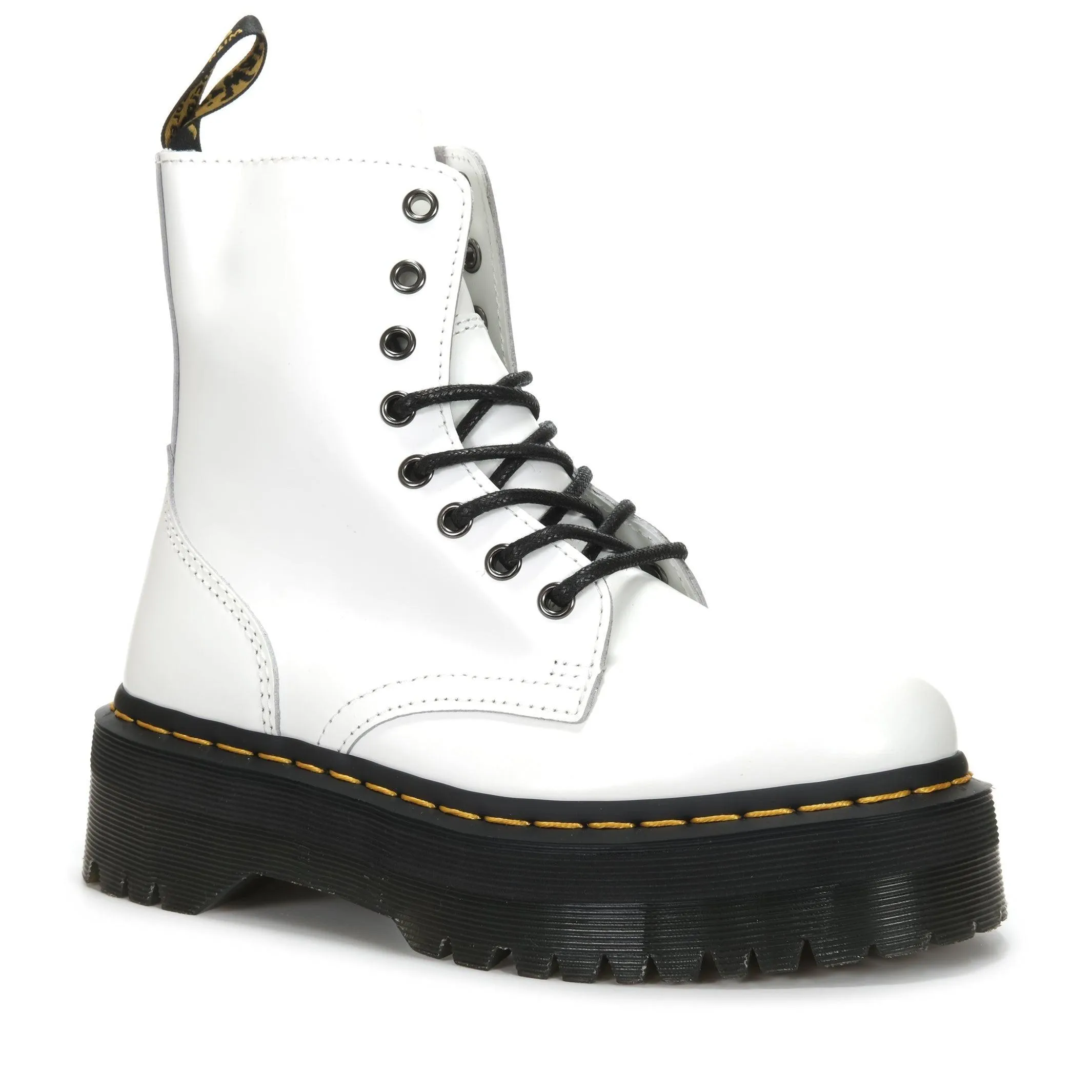 Dr Martens Jadon 8 Eye White Smooth