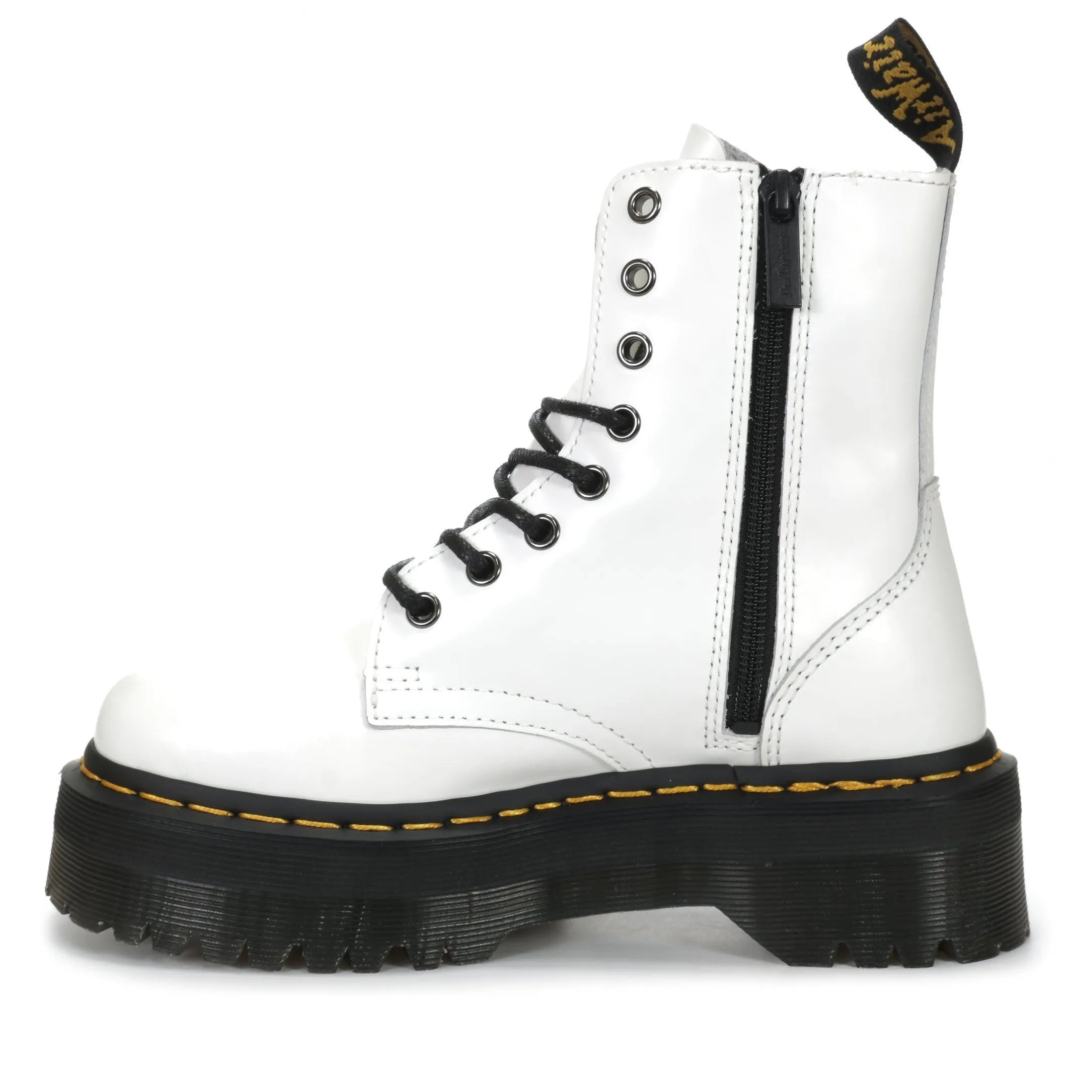 Dr Martens Jadon 8 Eye White Smooth