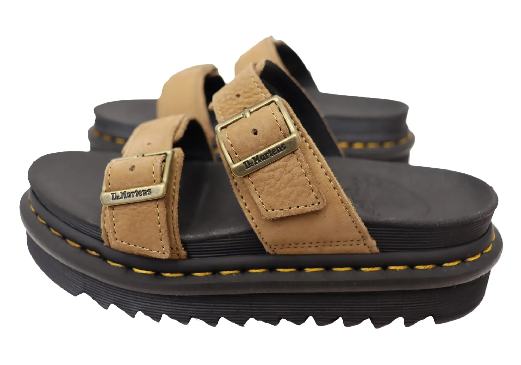 Dr Martens Womens Fashion Platform Leather Myles Sandals