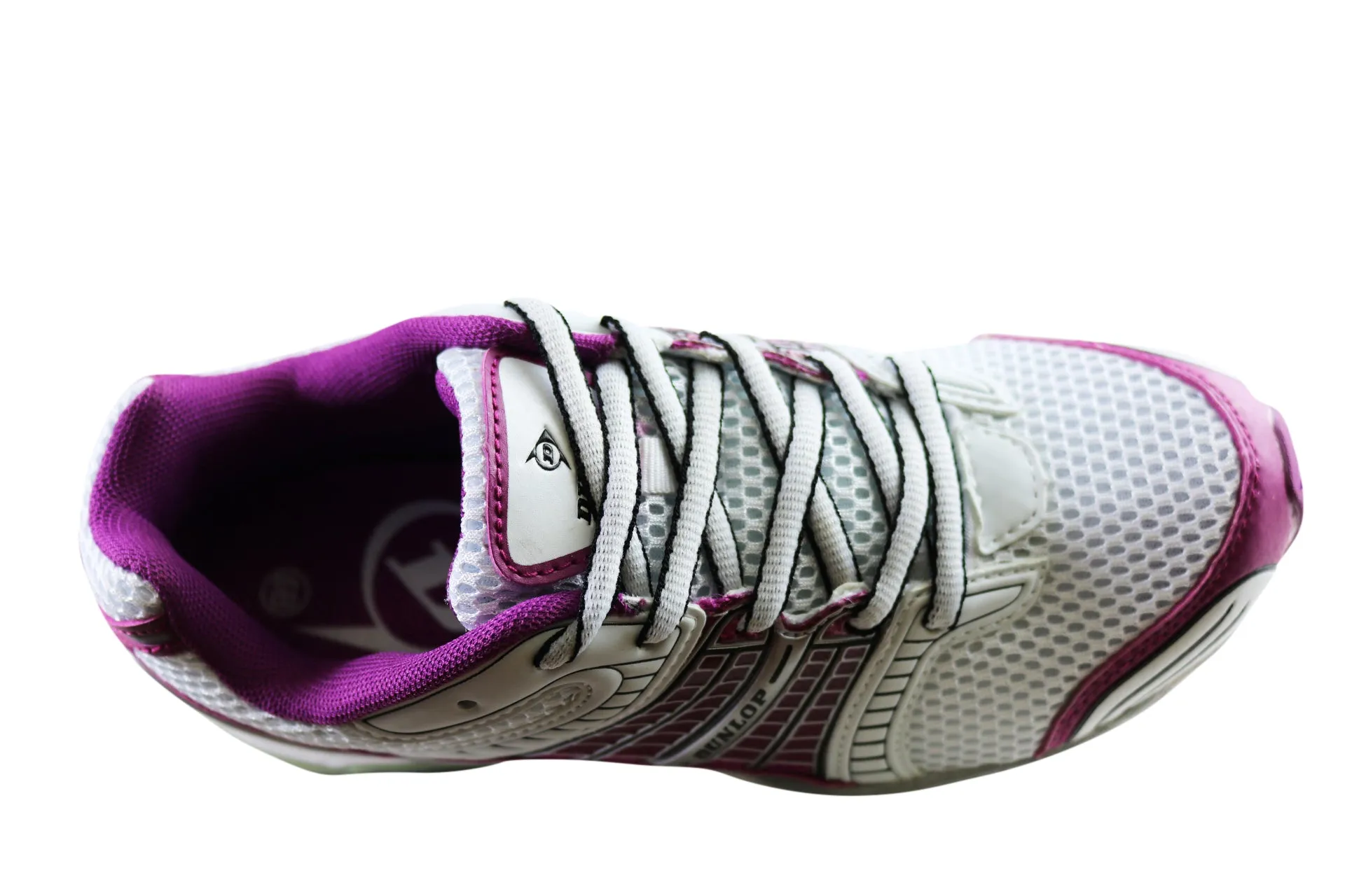 Dunlop Pure Womens Comfortable Lace Up Athletic Shoes