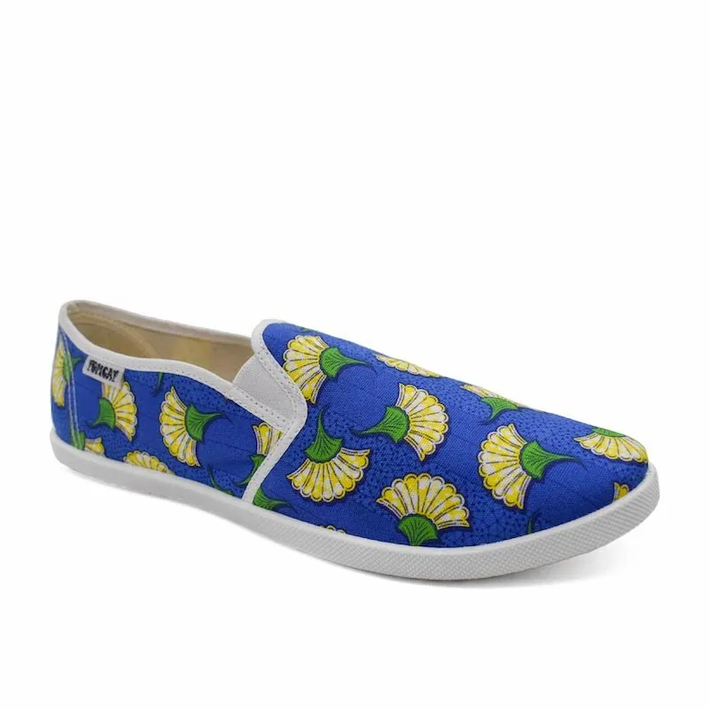 Emmy Salama Canvas Shoes - Multi Blue