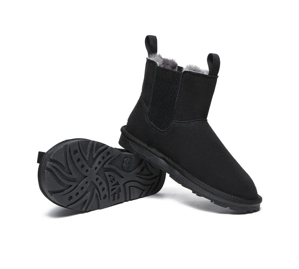 EVERAU® UGG Boots Men Sheepskin Wool Mini Guildford