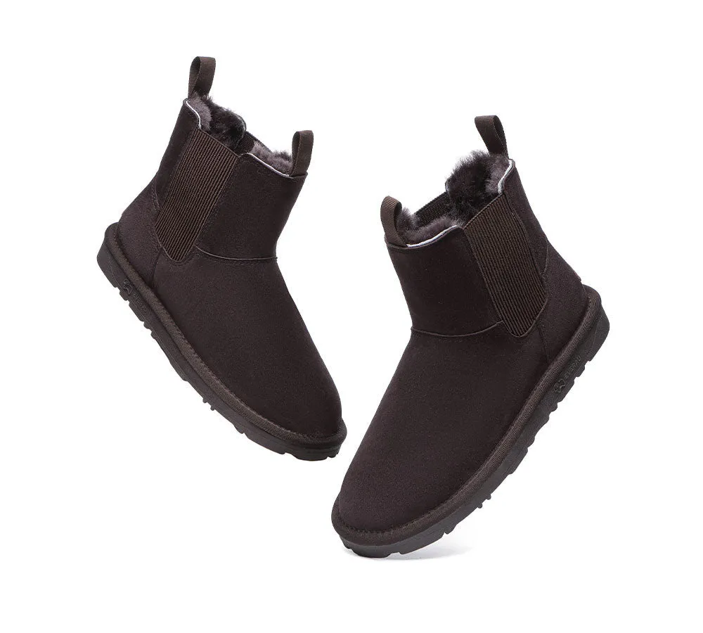 EVERAU® UGG Boots Men Sheepskin Wool Mini Guildford