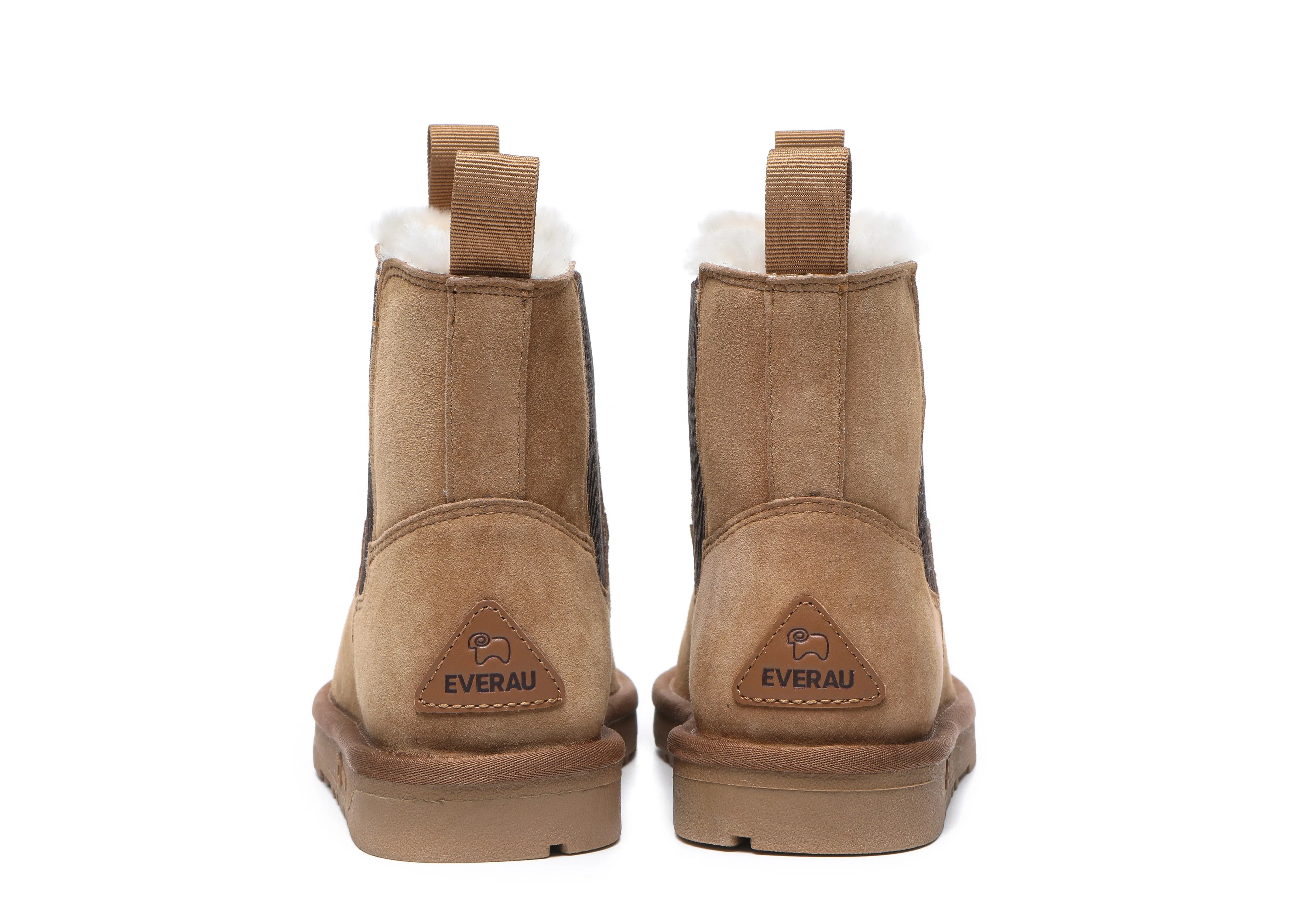 EVERAU® UGG Boots Men Sheepskin Wool Mini Guildford