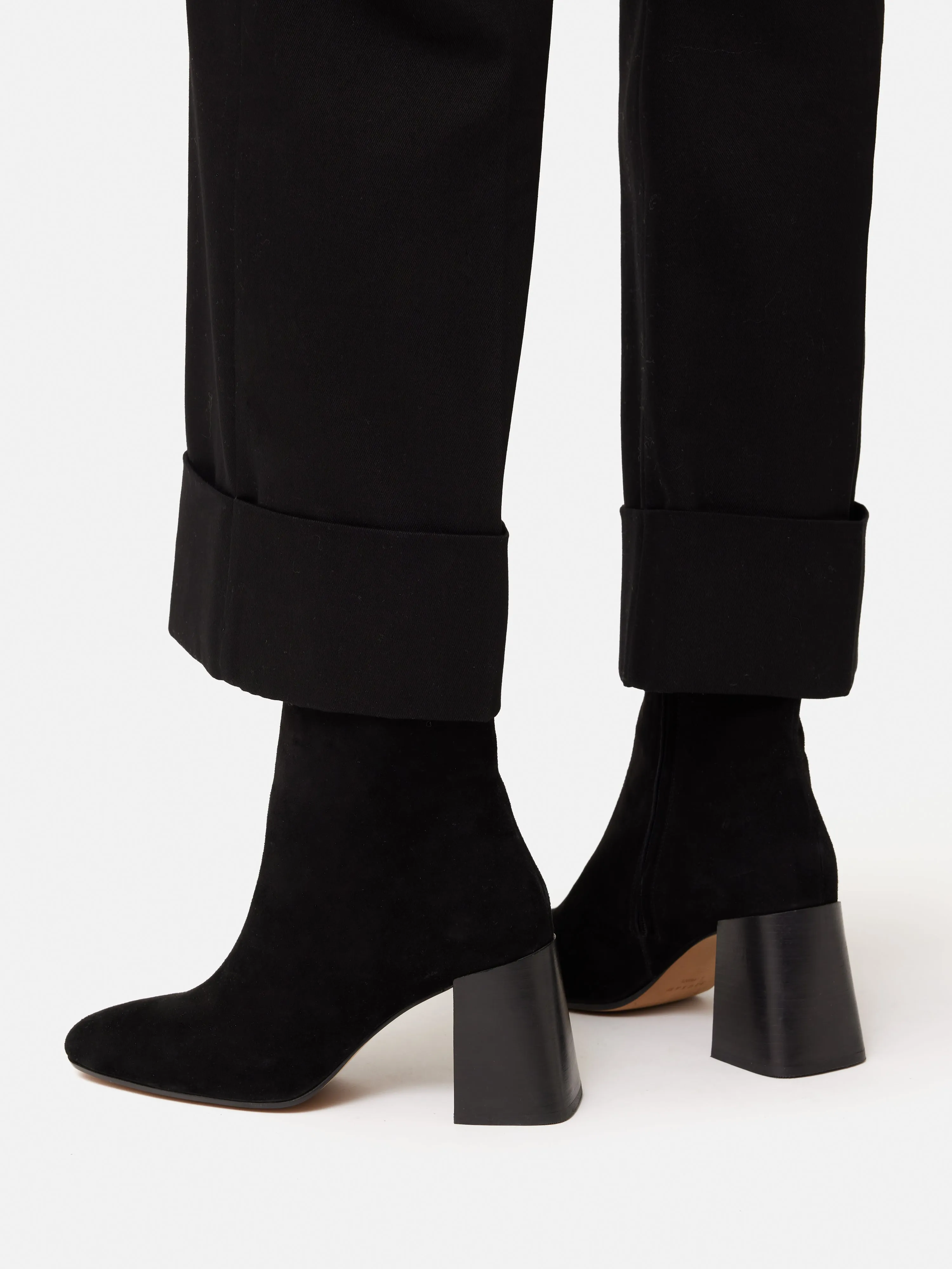 Fulham Suede Ankle Boot | Black