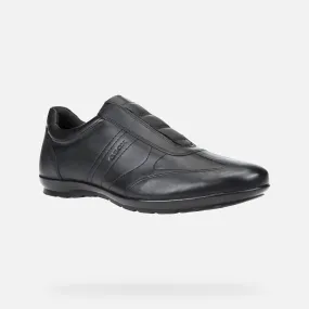 Geox Uomo Symbol Slip-on Men's Black Shoe