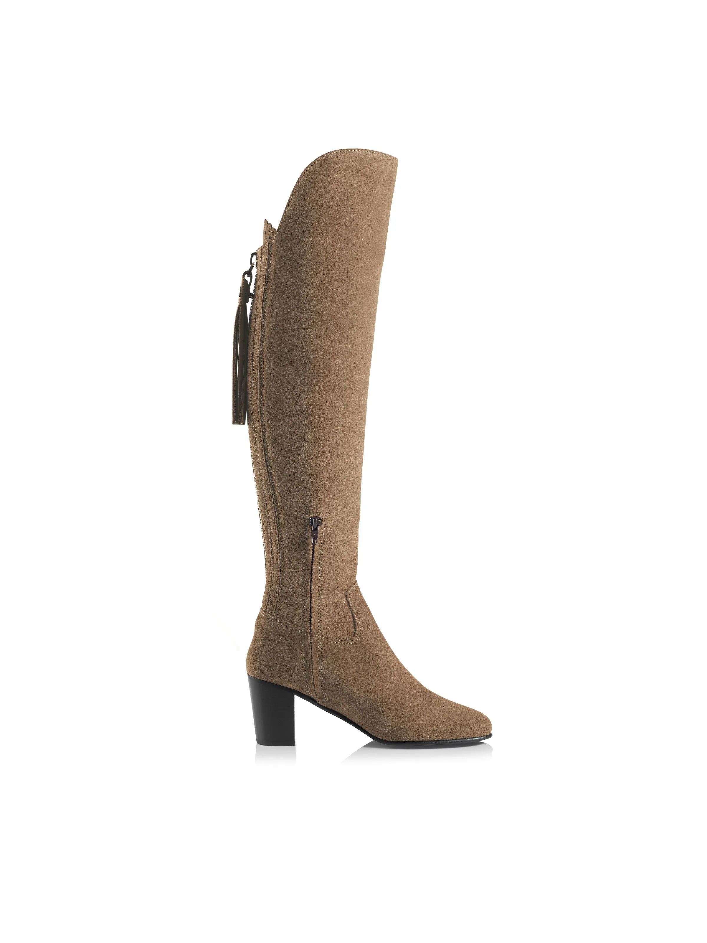 Heeled Amira - Taupe