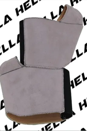 Hella Heels Classique Shoe Protector - Light Grey Faux Suede