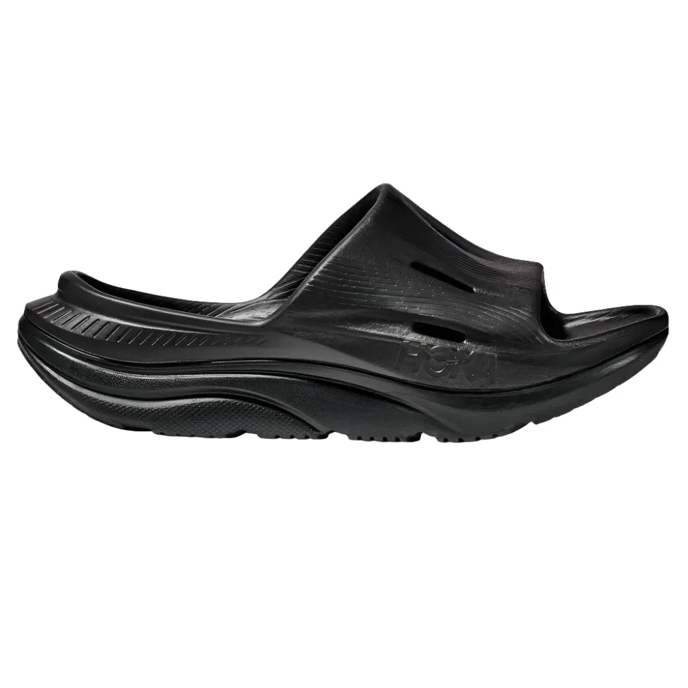 Hoka Youth Kids Ora Recovery Slide 3 Black / Black