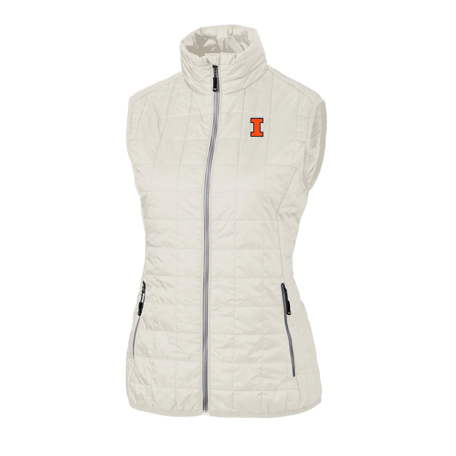 Illinois Fighting Illini Cutter & Buck Women's Rainier Full Zip Vest