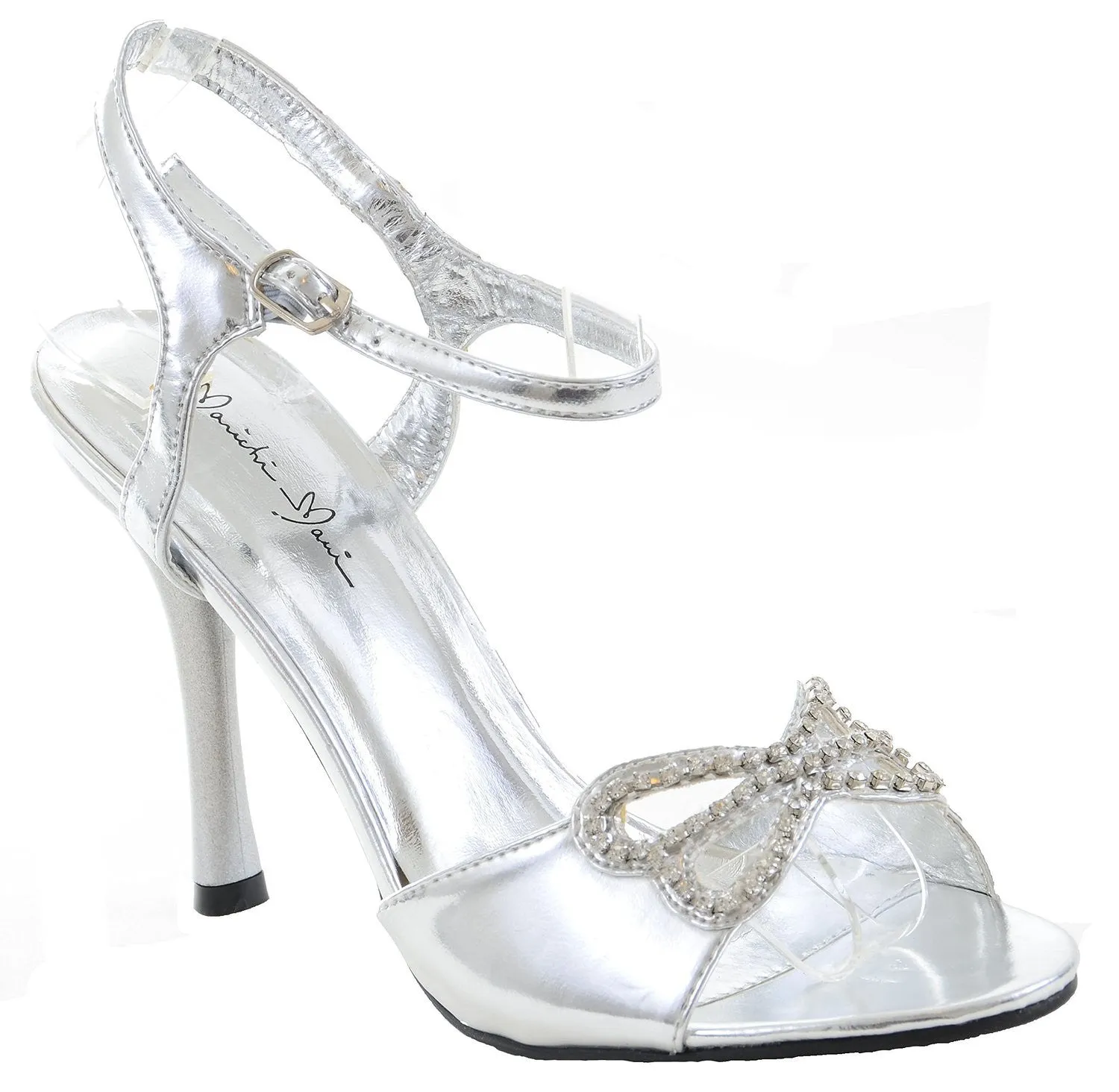 Jeweled Metallic Wedding Formal Evening Women's Platform Sandals Women's