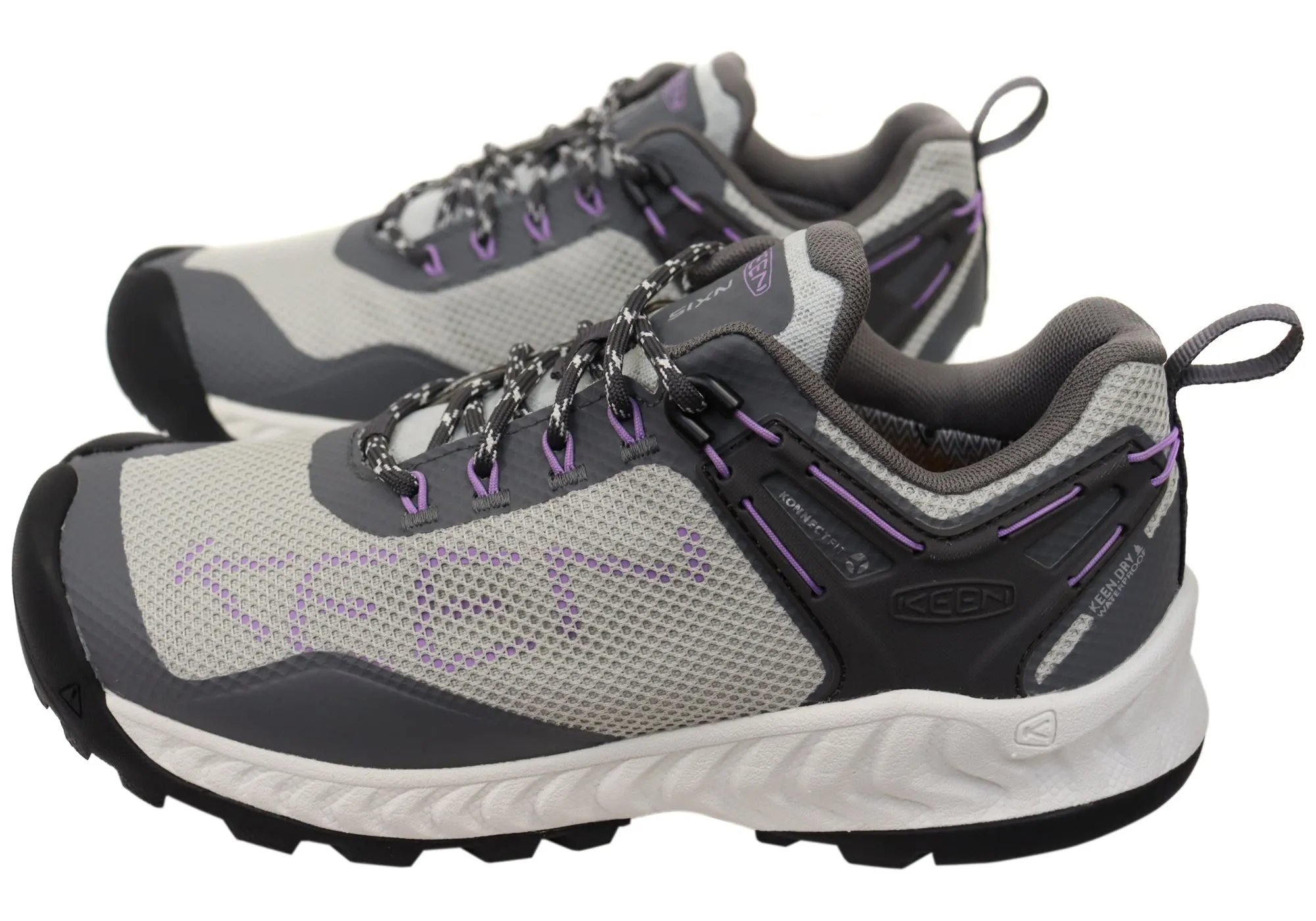 Keen Womens Comfortable Lace Up NXIS EVO Waterproof Shoes