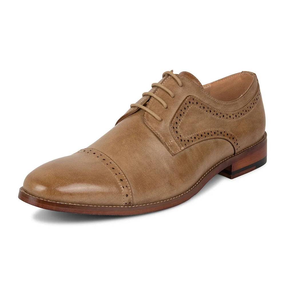 Kenneth Cole Unlisted Men's Cheer Lace Up Dress Shoe Light Brown