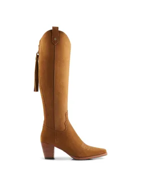 Knee High Rockingham - Tan Suede