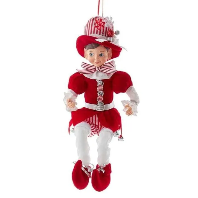 Kurt Adler Kringles Peppermint Elf