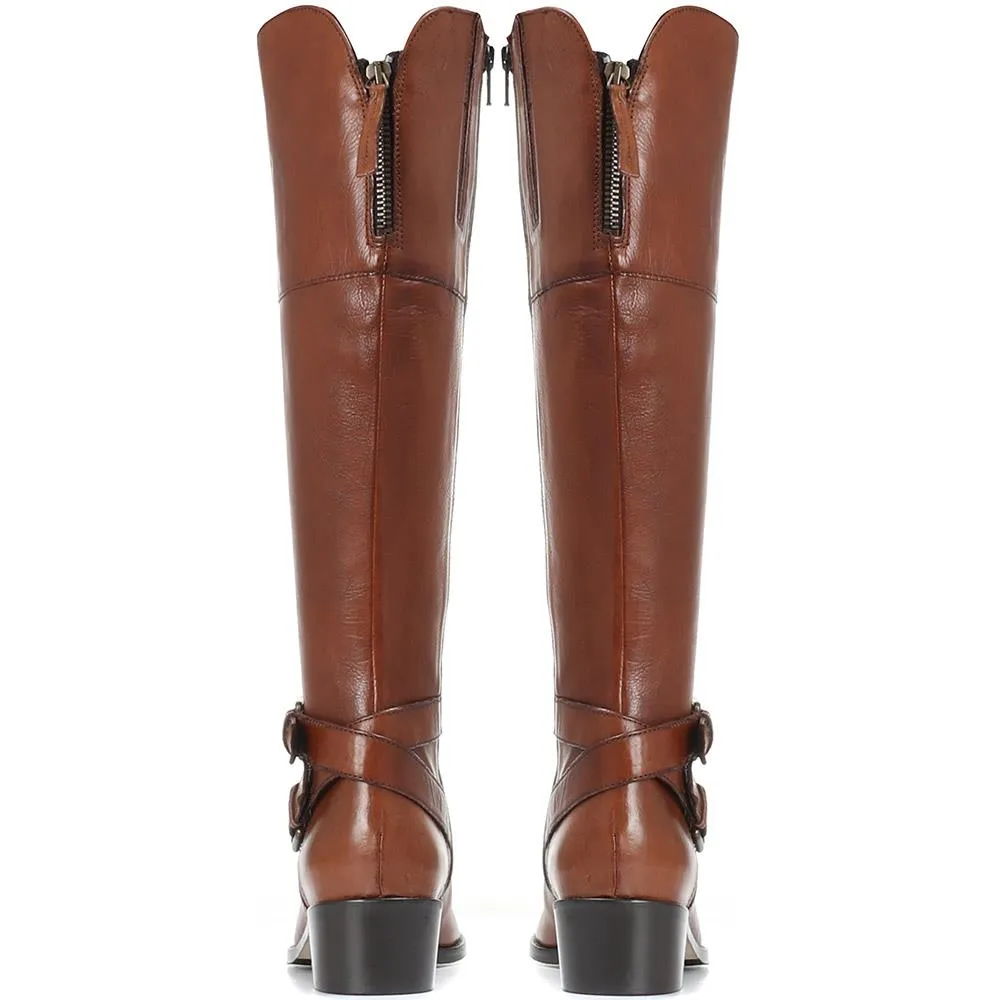 Leather Knee Boots - CARM28507 / 313 432