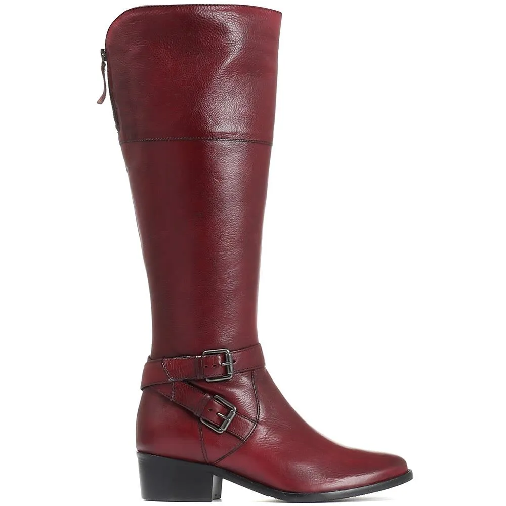 Leather Knee Boots - CARM28507 / 313 432