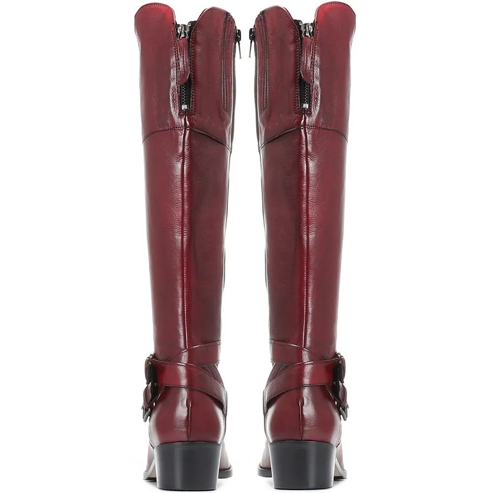 Leather Knee Boots - CARM28507 / 313 432