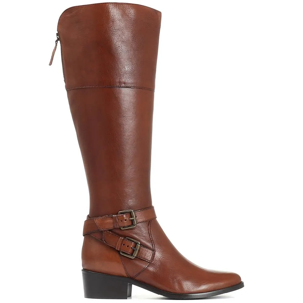 Leather Knee Boots - CARM28507 / 313 432