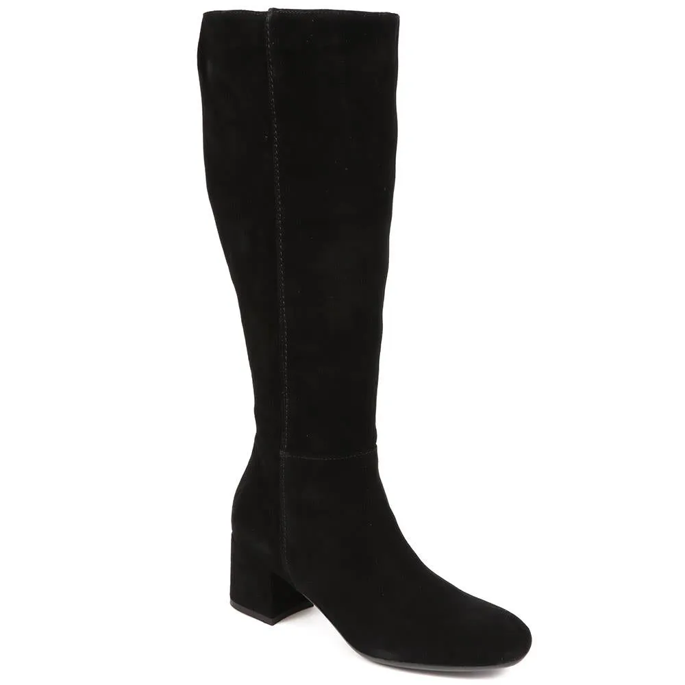 Lou LouR Regular Calf Knee High Suede Boots - LOULOUR / 324 364