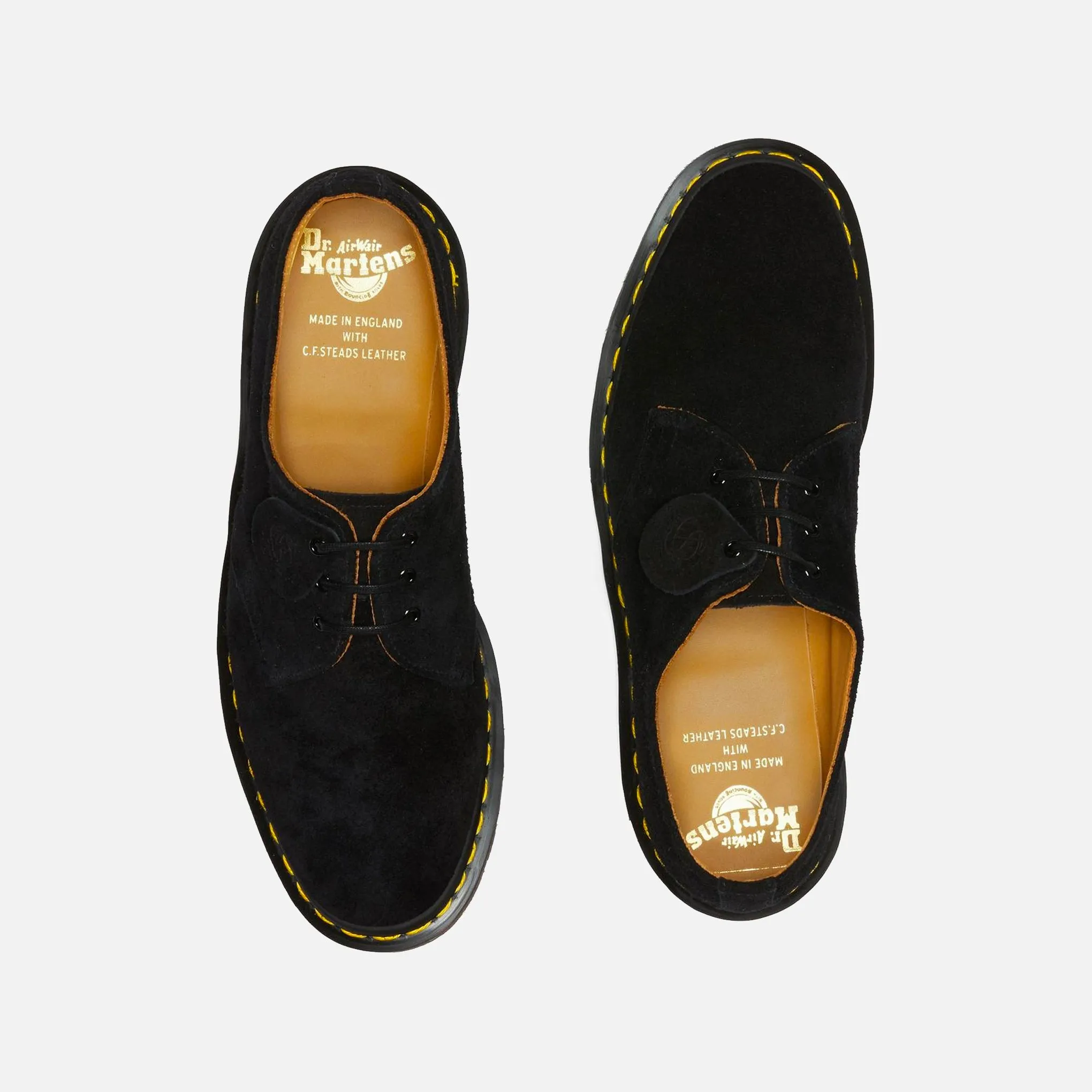 Made in England Desert Oasis 1461 - Black Suede