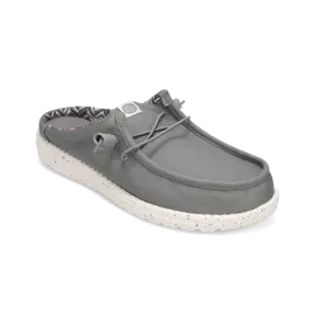 Men's Wally Slip Stretch Canvas Grey