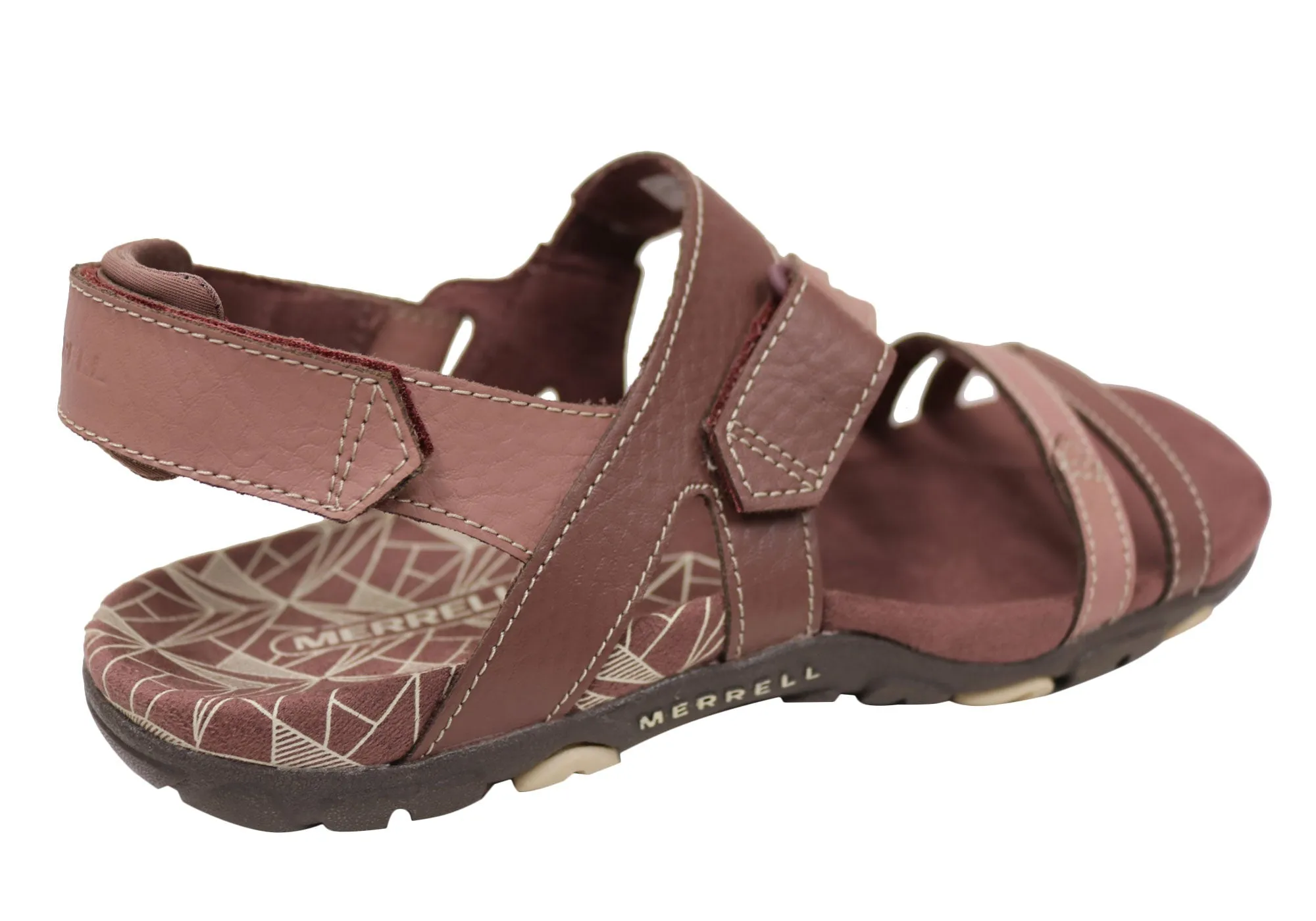 Merrell Womens Sandspur Rose Convert Comfortable Leather Sandals